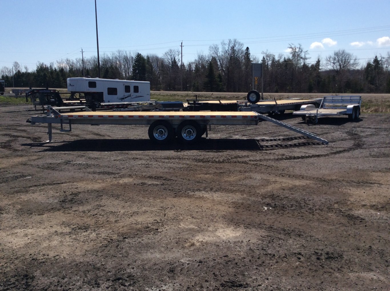 2026 Canada Trailers 8.5x20 7 Ton Galvanized Deckover Equipment Trailer