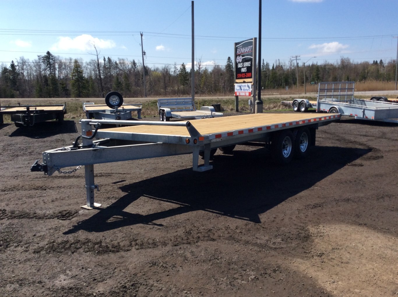 2026 Canada Trailers 8.5x20 7 Ton Galvanized Deckover Equipment Trailer