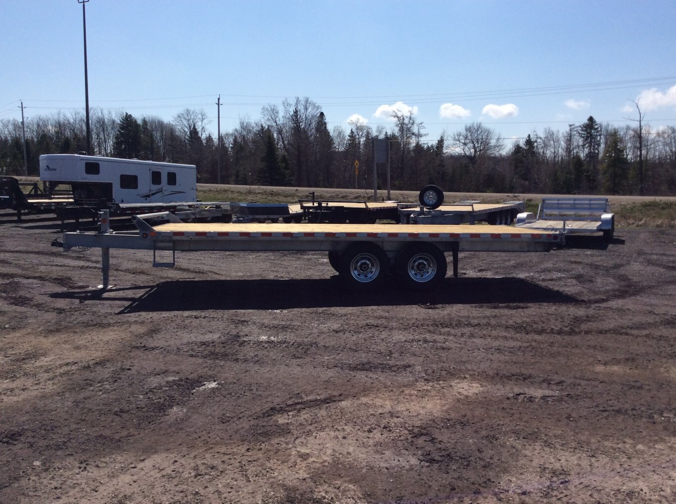 2026 Canada Trailers 8.5x20 7 Ton Galvanized Deckover Equipment Trailer