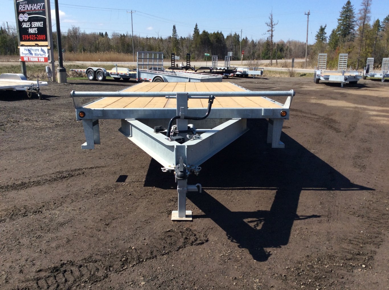 2026 Canada Trailers 8.5x20 7 Ton Galvanized Deckover Equipment Trailer