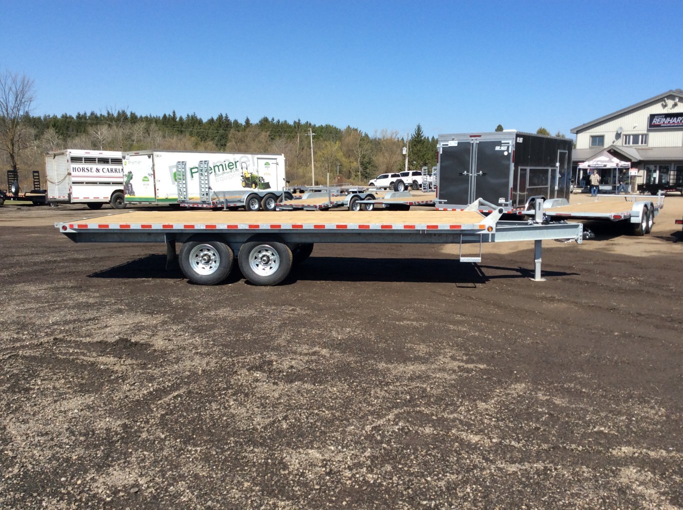 2026 Canada Trailers 8.5x20 7 Ton Galvanized Deckover Equipment Trailer