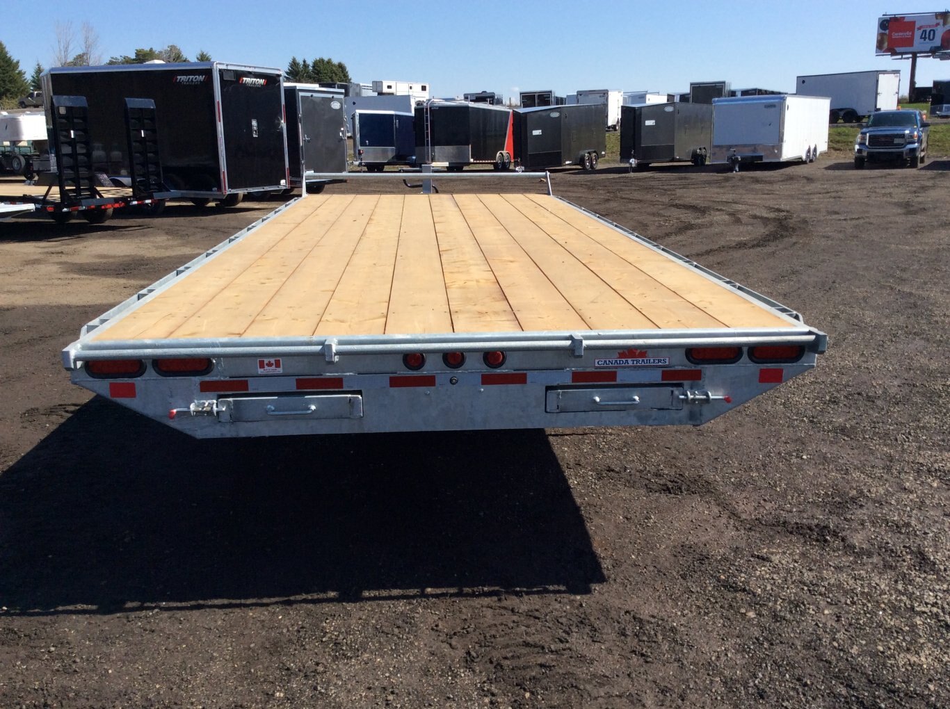 2026 Canada Trailers 8.5x20 7 Ton Galvanized Deckover Equipment Trailer