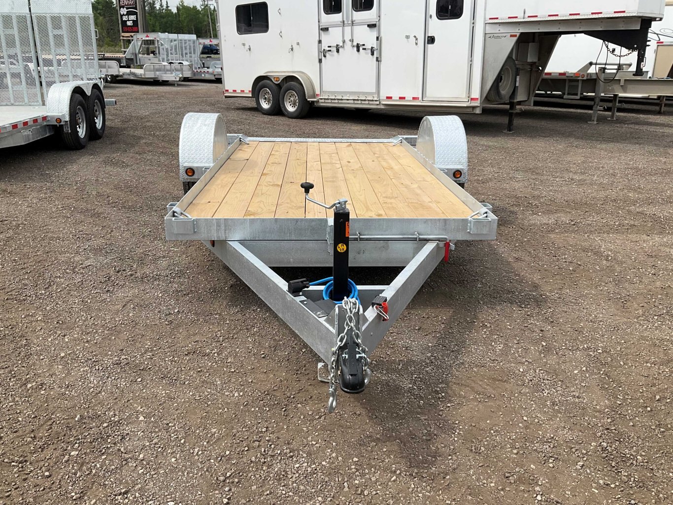 2026 Canada Trailers 6x14 Galvanized Gravity Tilt Trailer