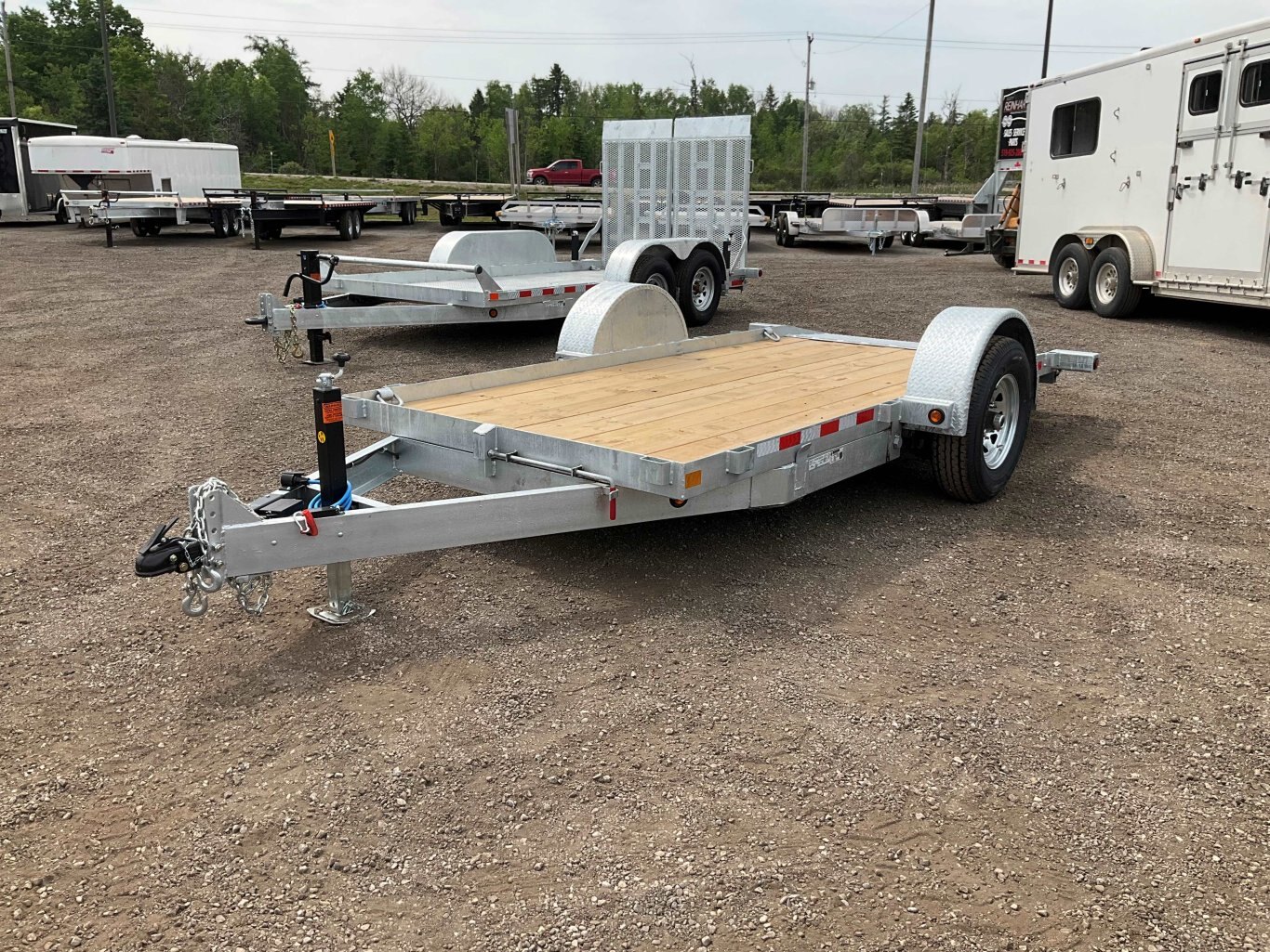 2026 Canada Trailers 6x14 Galvanized Gravity Tilt Trailer