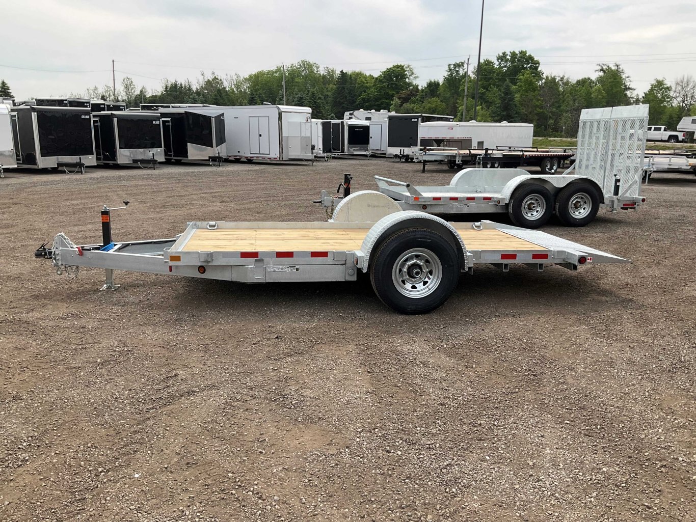 2026 Canada Trailers 6x14 Galvanized Gravity Tilt Trailer