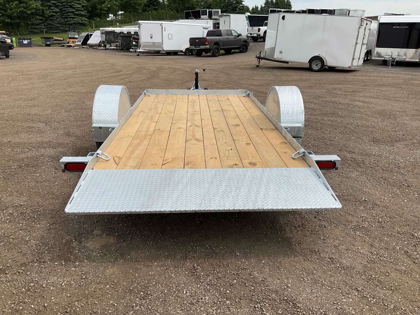 2026 Canada Trailers 6x14 Galvanized Gravity Tilt Trailer