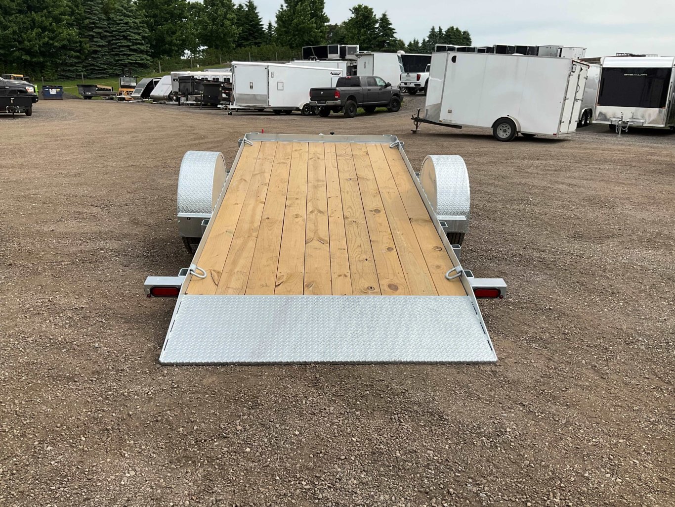 2026 Canada Trailers 6x14 Galvanized Gravity Tilt Trailer
