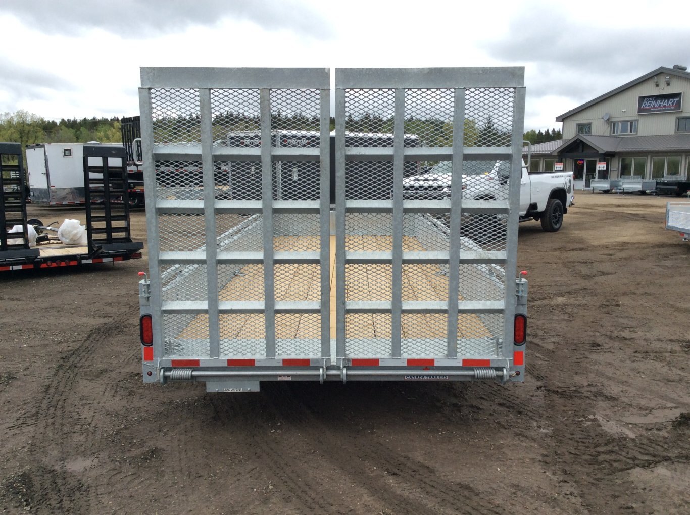 2026 Canada Trailers 82x18 5 Ton Galvanized Landscape Trailer