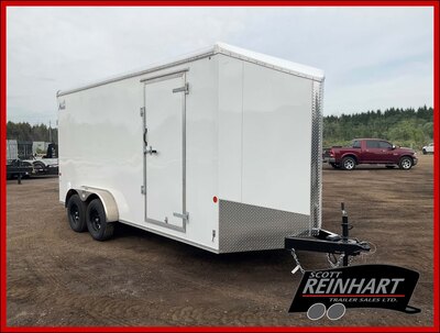 2025 Car Mate Trailer 7x16 Plus V-Nose Avalanche HD Cargo Trailer