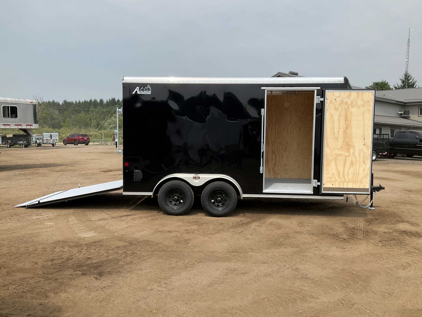 2026 Car Mate Trailers 7x14 Plus V Nose Avalanche HD Cargo Trailer