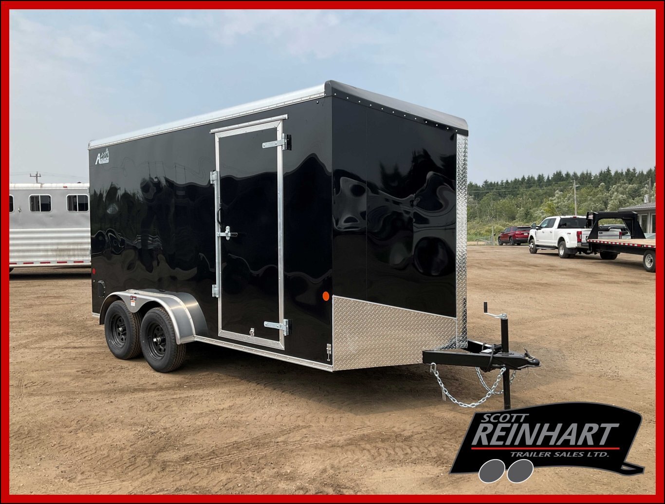 2026 Car Mate Trailers 7x14 Plus V Nose Avalanche HD Cargo Trailer