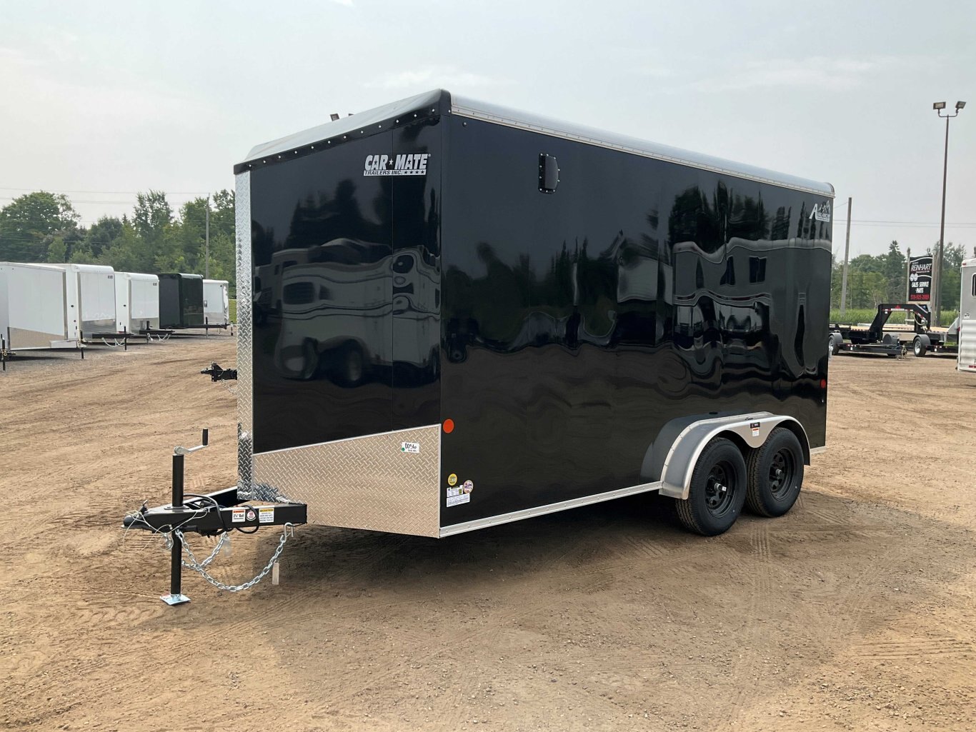 2026 Car Mate Trailers 7x14 Plus V Nose Avalanche HD Cargo Trailer
