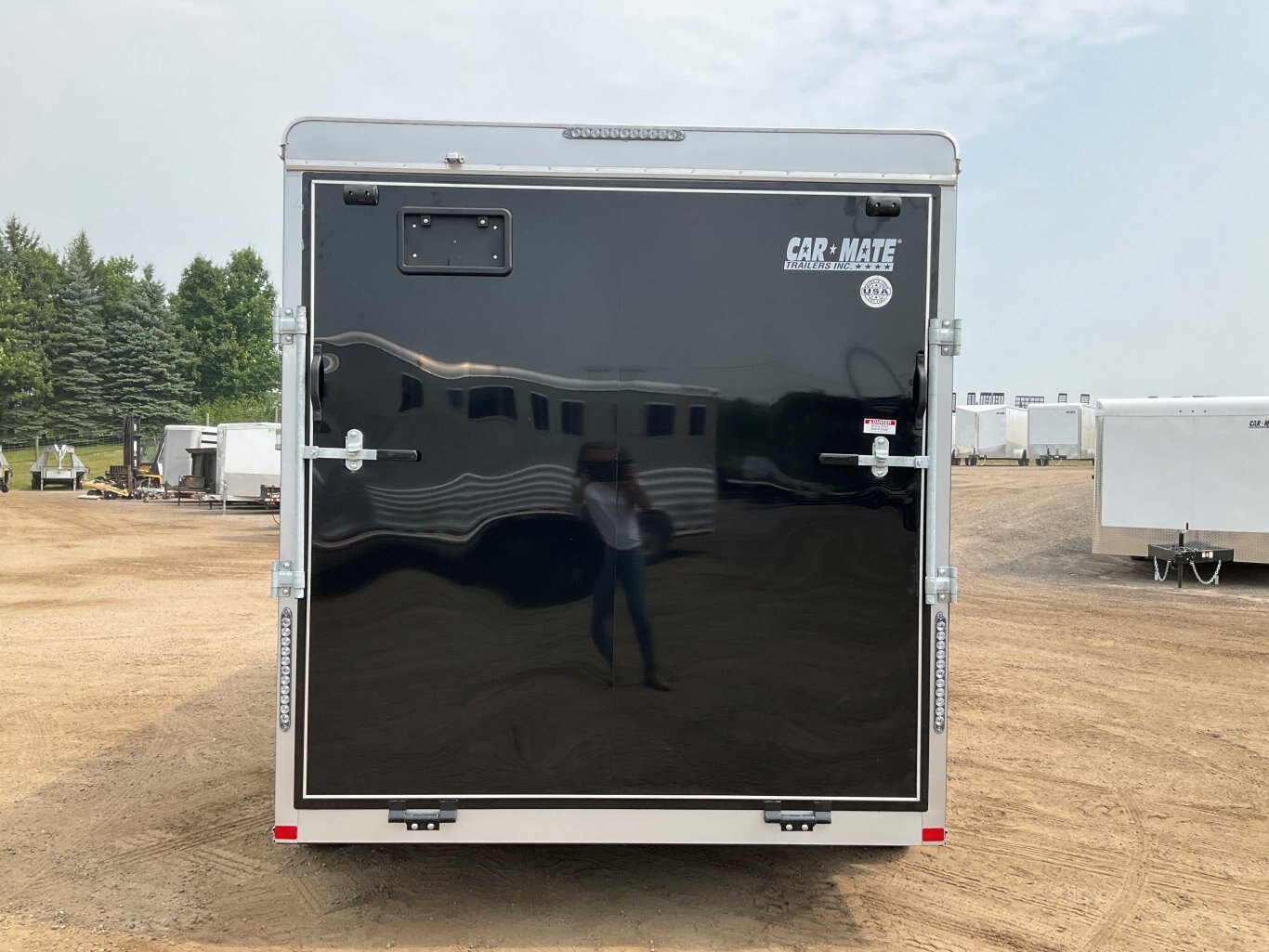 2026 Car Mate Trailers 7x14 Plus V Nose Avalanche HD Cargo Trailer