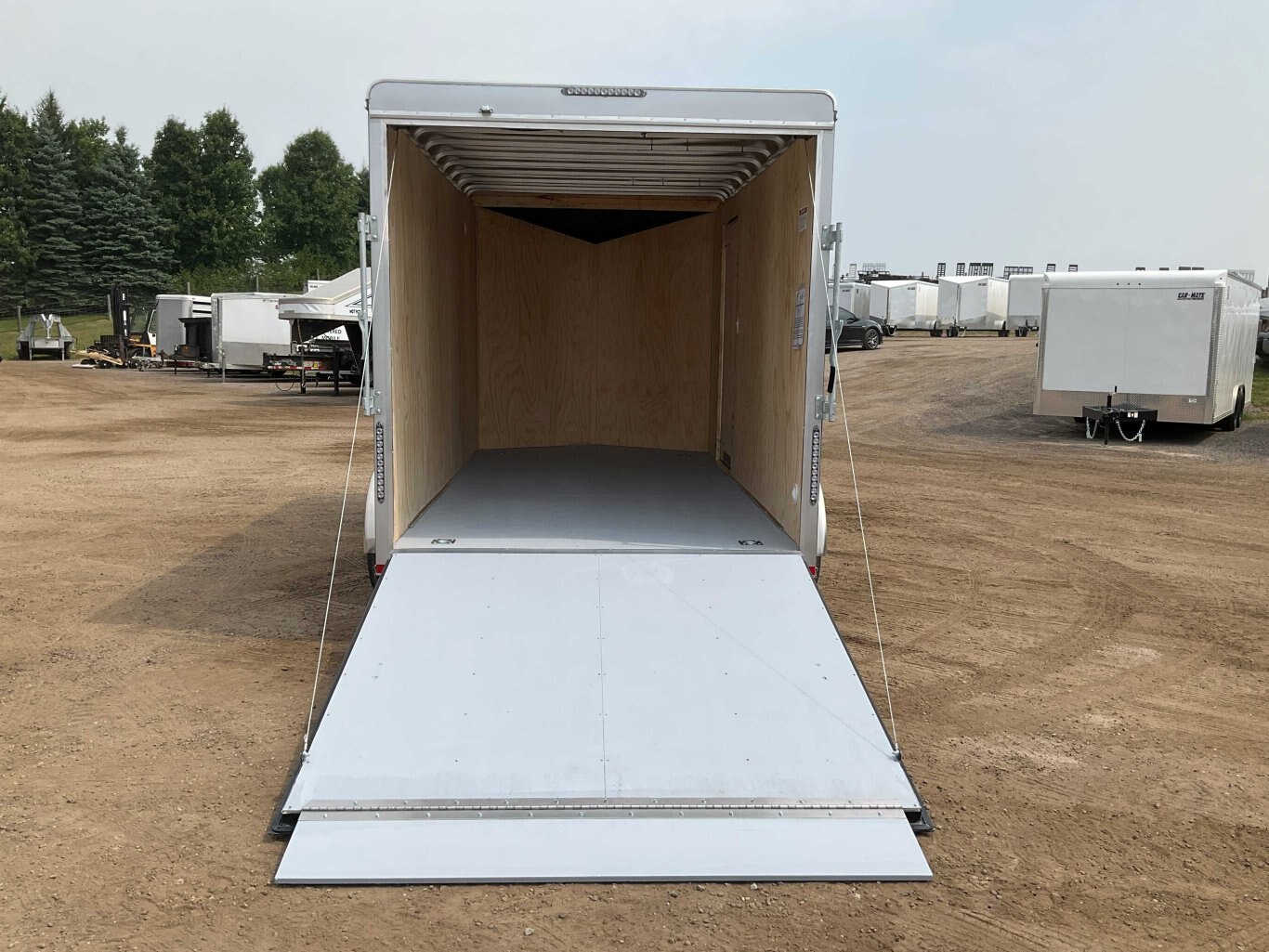 2026 Car Mate Trailers 7x14 Plus V Nose Avalanche HD Cargo Trailer