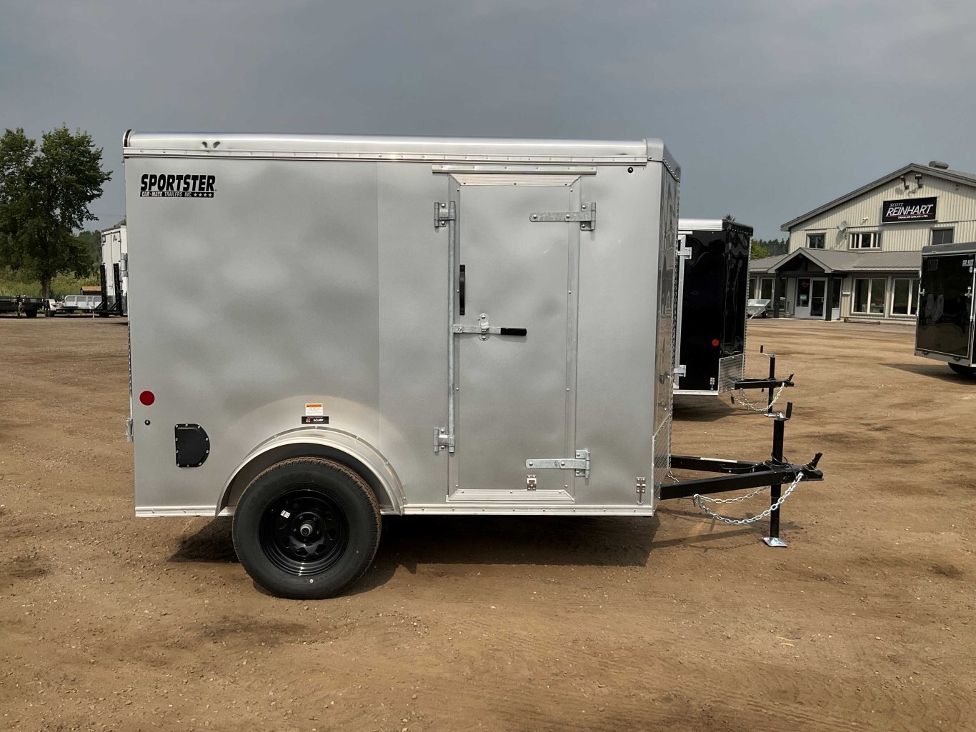 2026 Car Mate Trailers 5x8.5 Plus V Nose Sportster Cargo Trailer