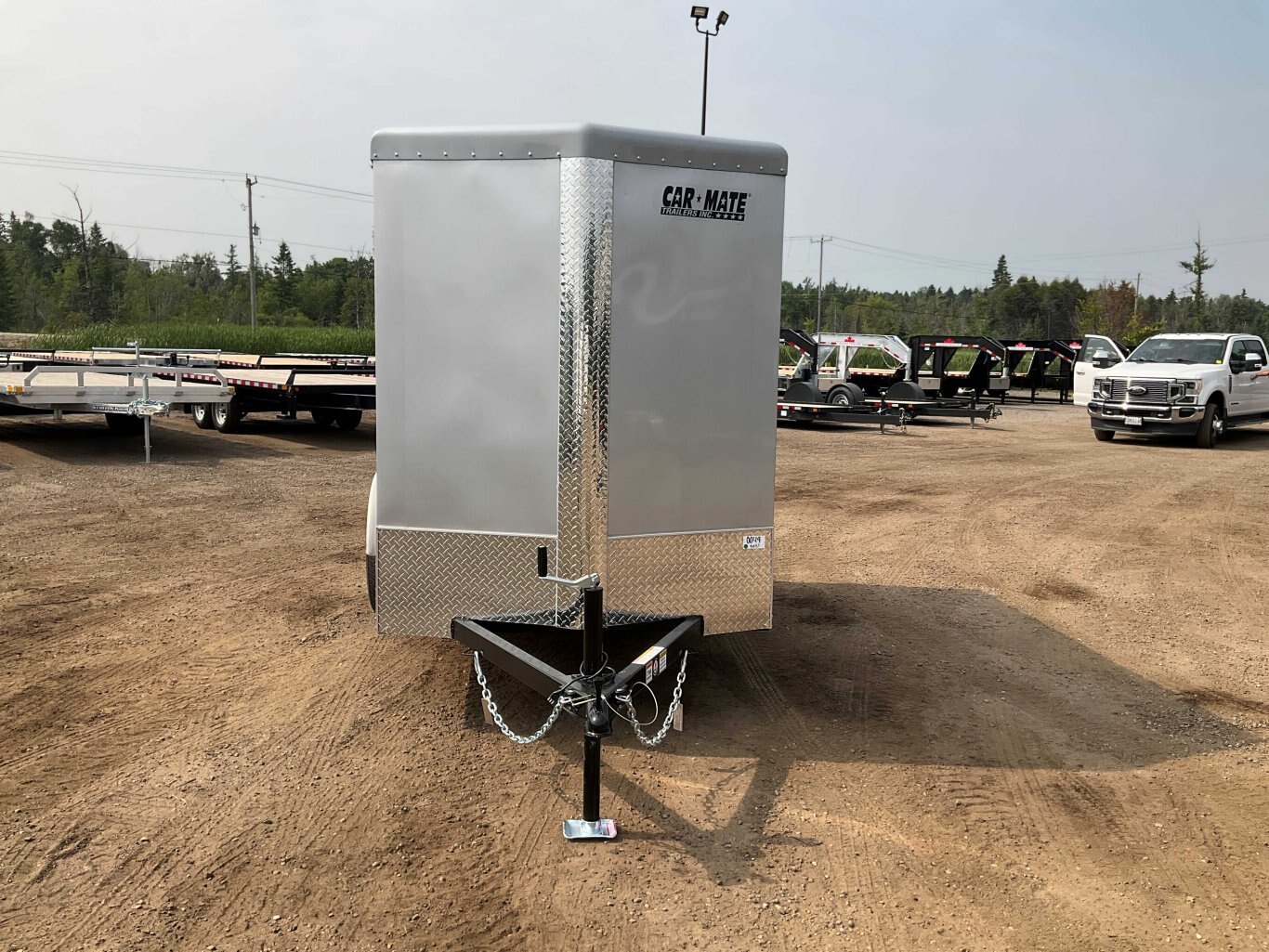 2026 Car Mate Trailers 5x8.5 Plus V Nose Sportster Cargo Trailer