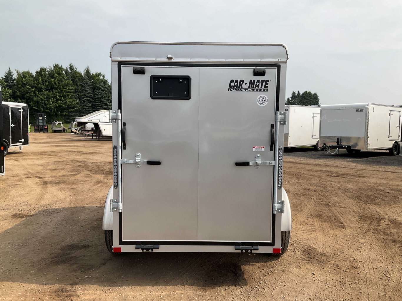 2026 Car Mate Trailers 5x8.5 Plus V Nose Sportster Cargo Trailer