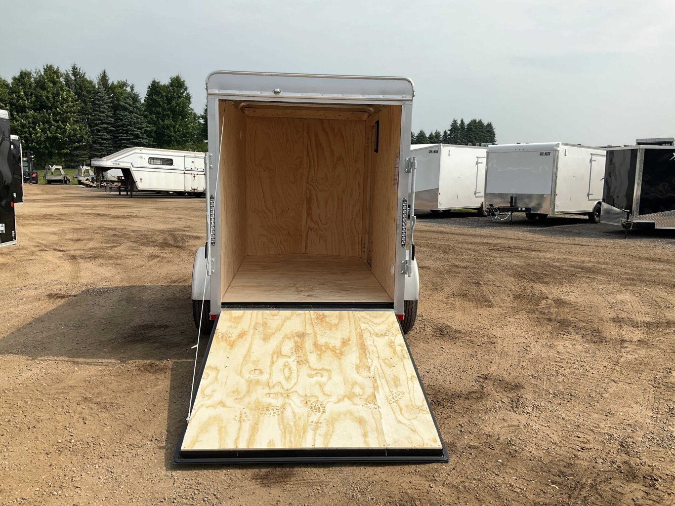 2026 Car Mate Trailers 5x8.5 Plus V Nose Sportster Cargo Trailer