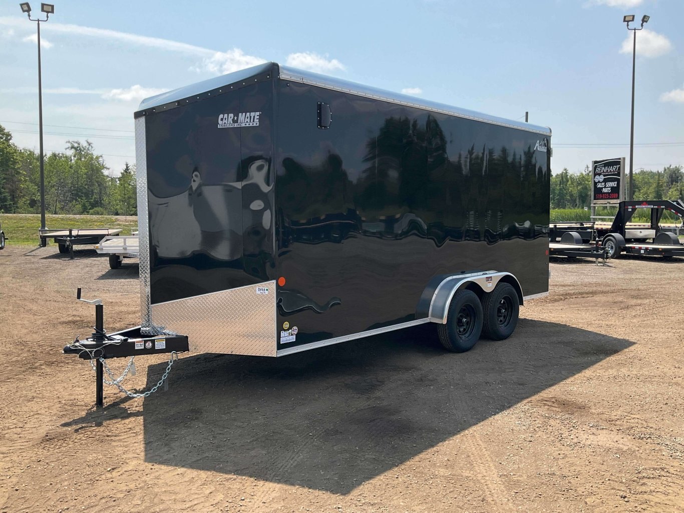 2026 Car Mate Trailers 7x16 Plus V Nose HD Avalanche Cargo Trailer