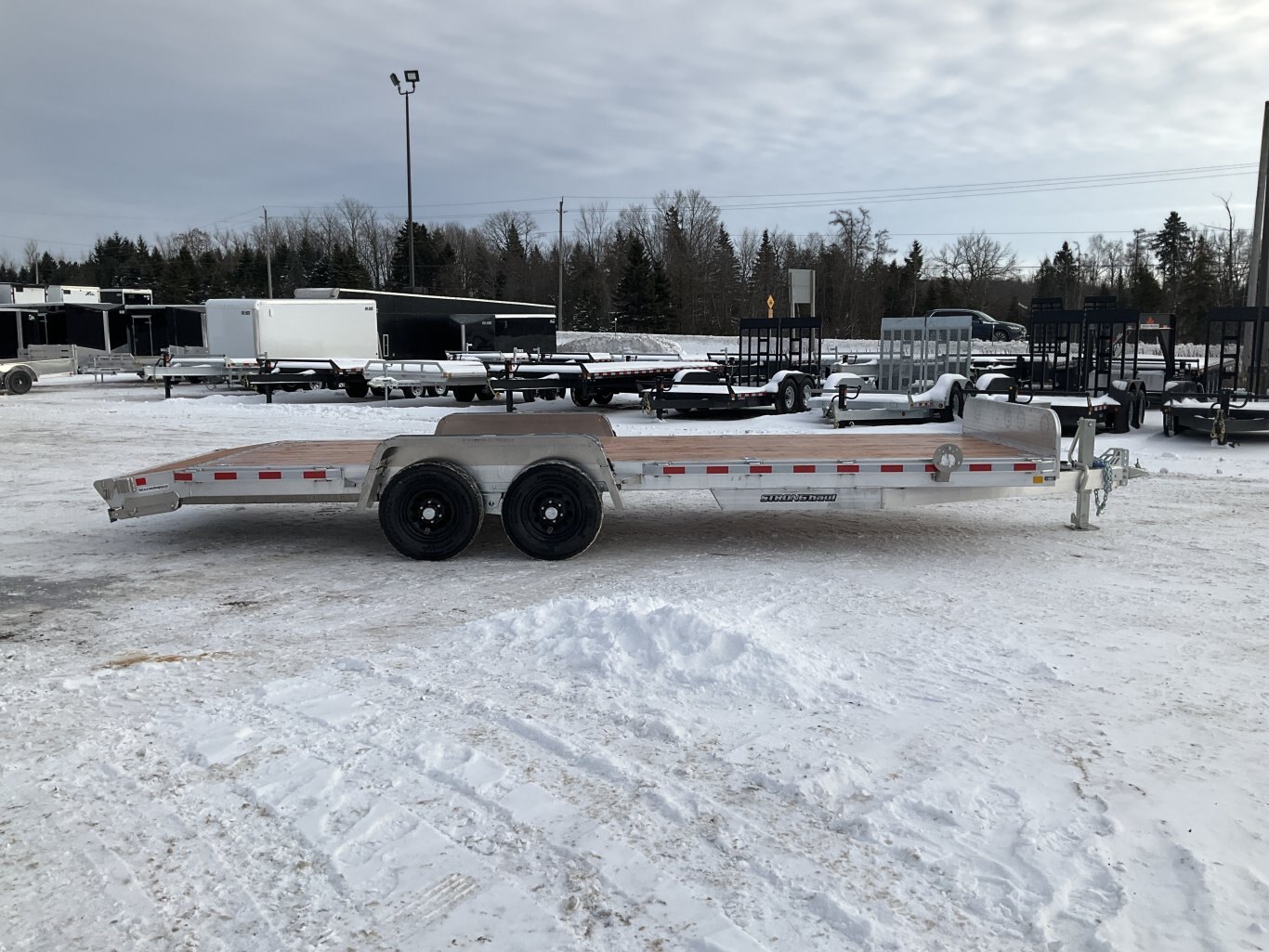 2026 Strong Haul 82x22 5 Ton All Aluminum Car/Equipment Hauler