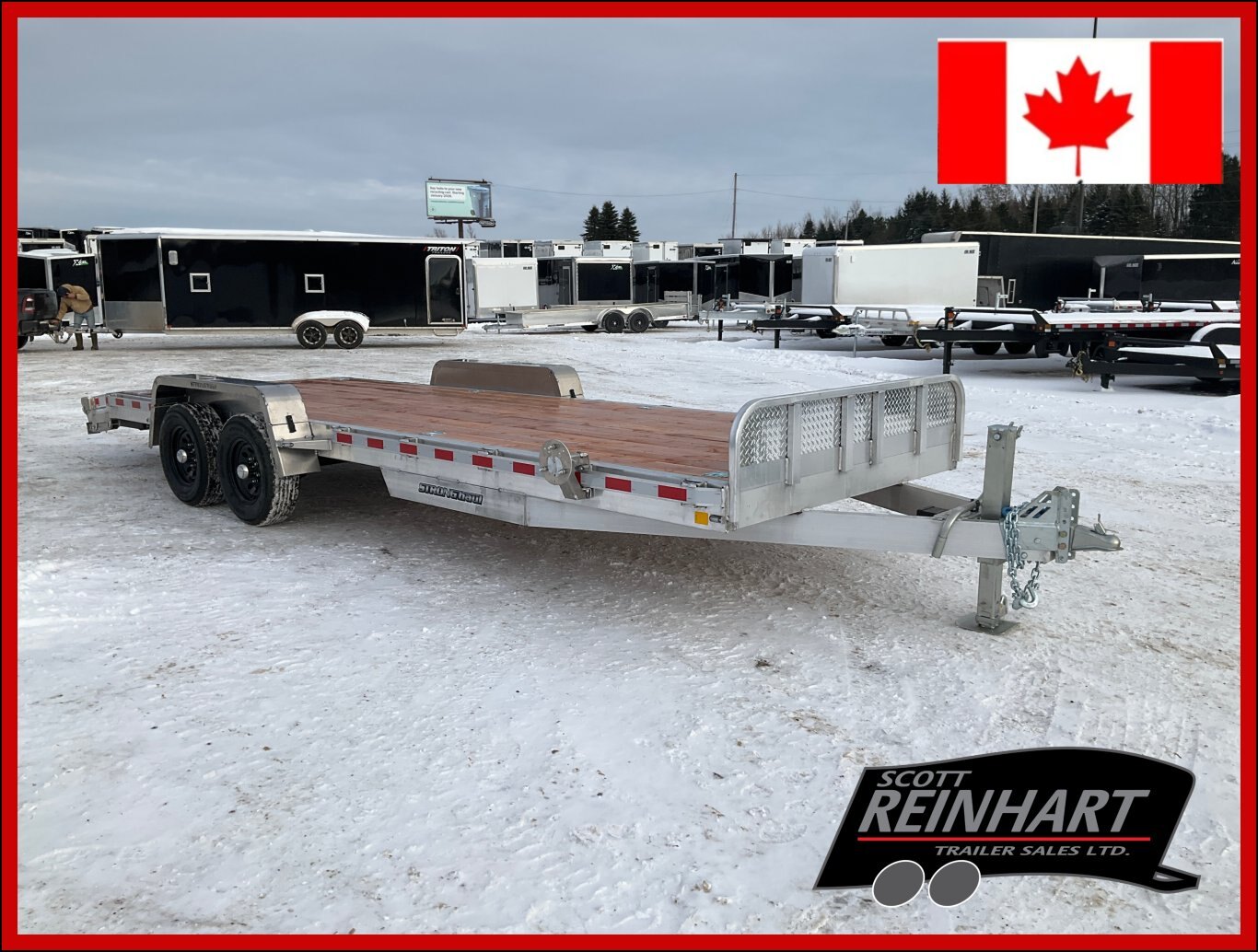 2026 Strong Haul 82x22 5 Ton All Aluminum Car/Equipment Hauler
