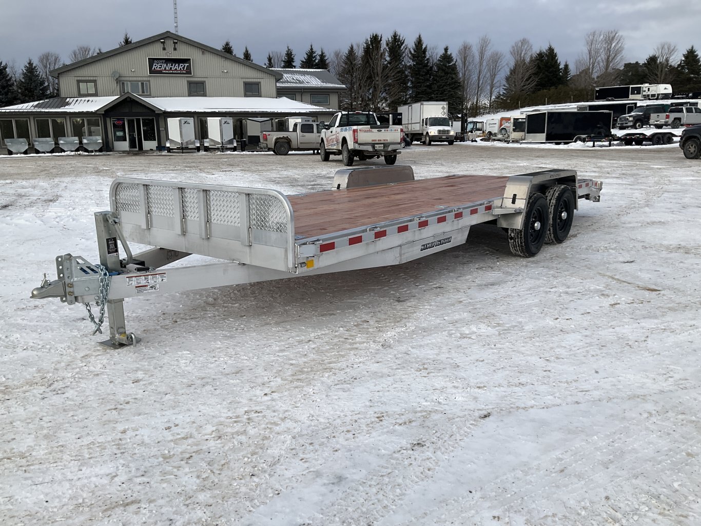 2026 Strong Haul 82x22 5 Ton All Aluminum Car/Equipment Hauler