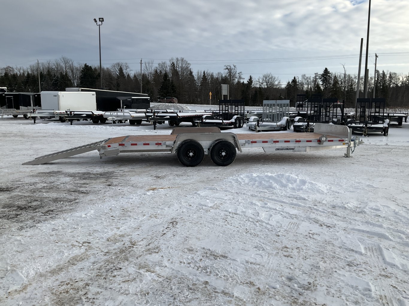2026 Strong Haul 82x22 5 Ton All Aluminum Car/Equipment Hauler