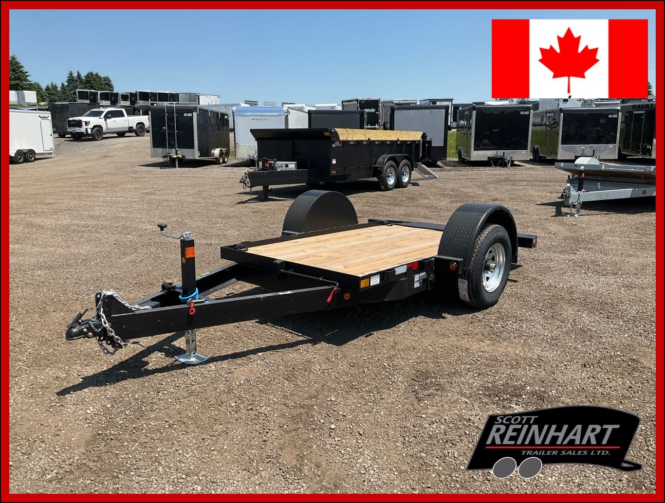 2026 Canada Trailers 5x10 Gravity Tilt Trailer