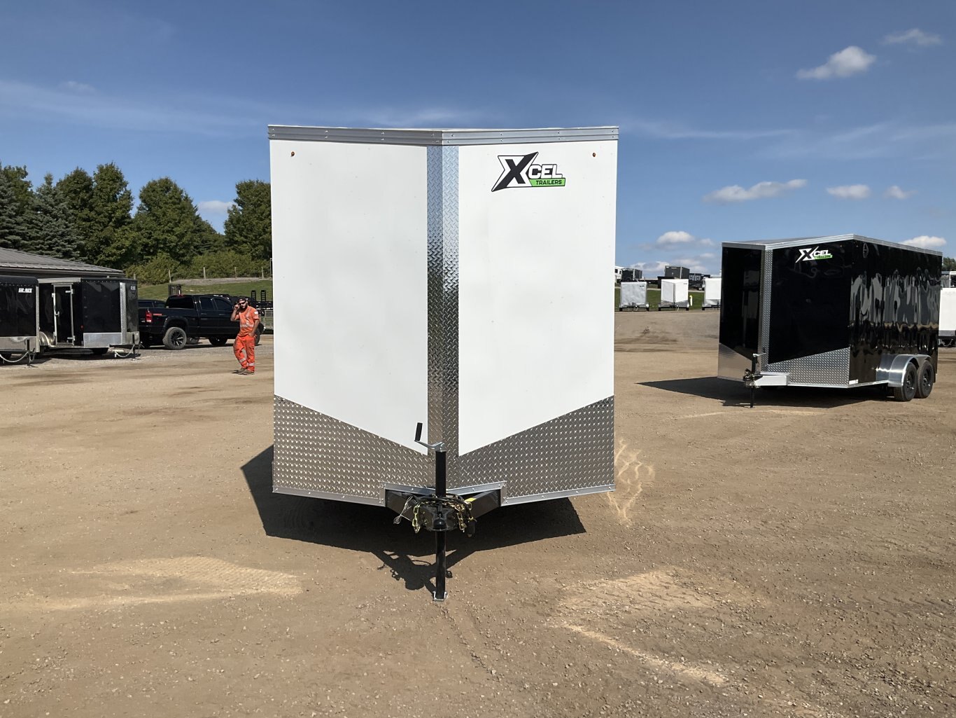2025 XCel Trailers 7x12 Plus V Nose HD Enclosed Cargo Trailer