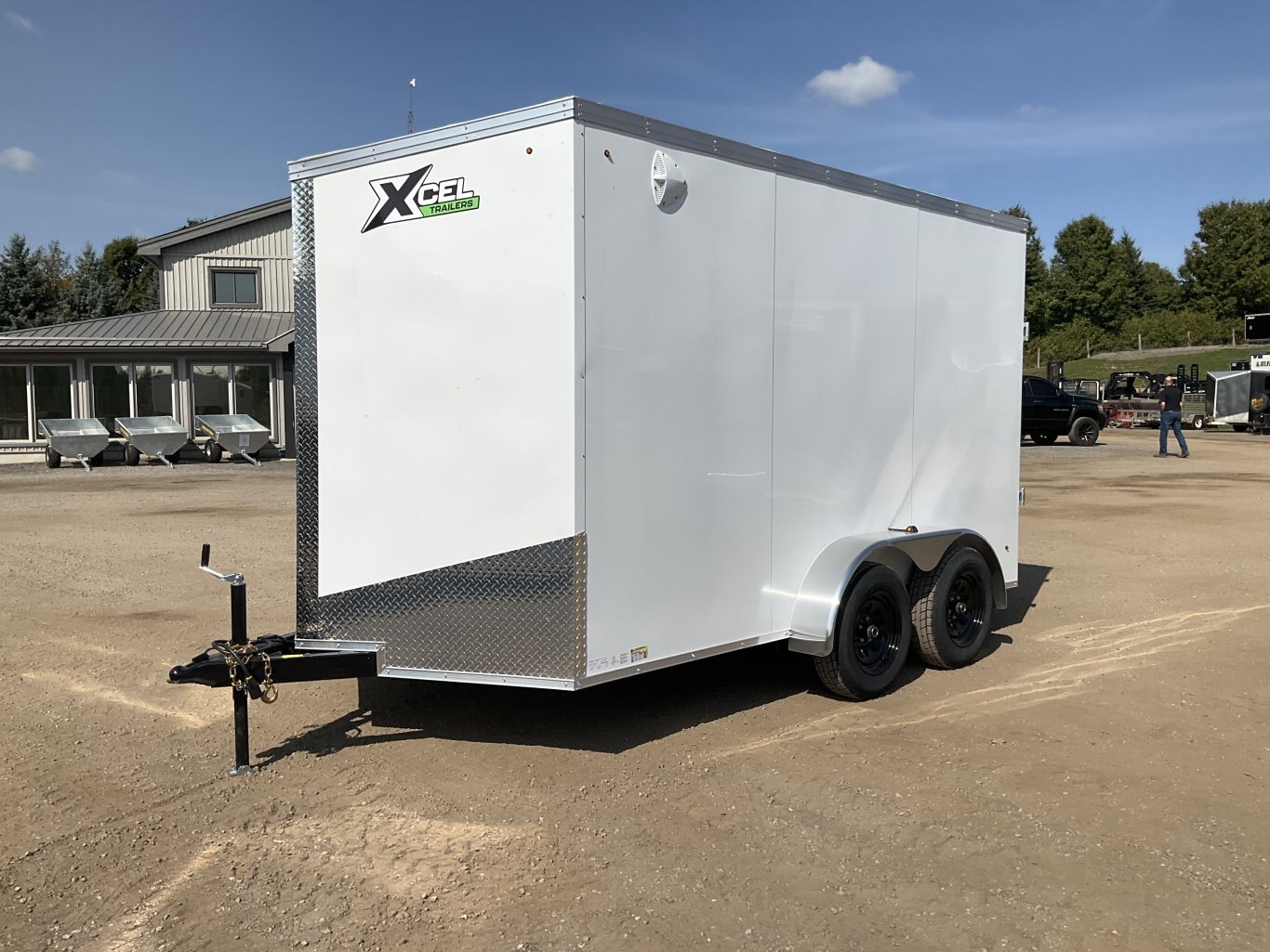 2025 XCel Trailers 7x12 Plus V Nose HD Enclosed Cargo Trailer