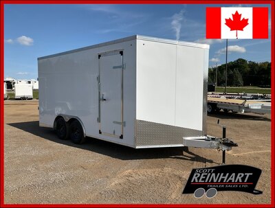 2026 XCel Trailers 8.5x16 Plus V-Nose All Aluminum Enclosed Cargo Trailer