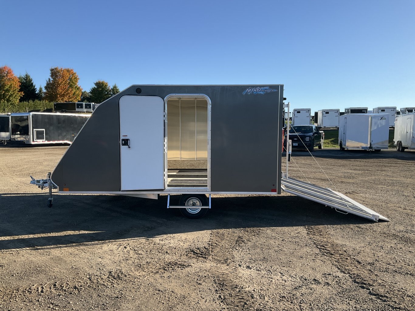 2026 Nitro 12x101 Hybrid All Aluminum Enclosed Snowmobile Trailer