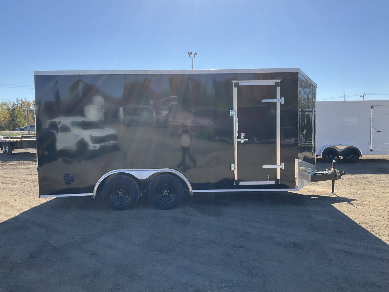 2025 XCel Trailers 8.5x16 Plus V Nose Enclosed Cargo/Side By Side Trailer