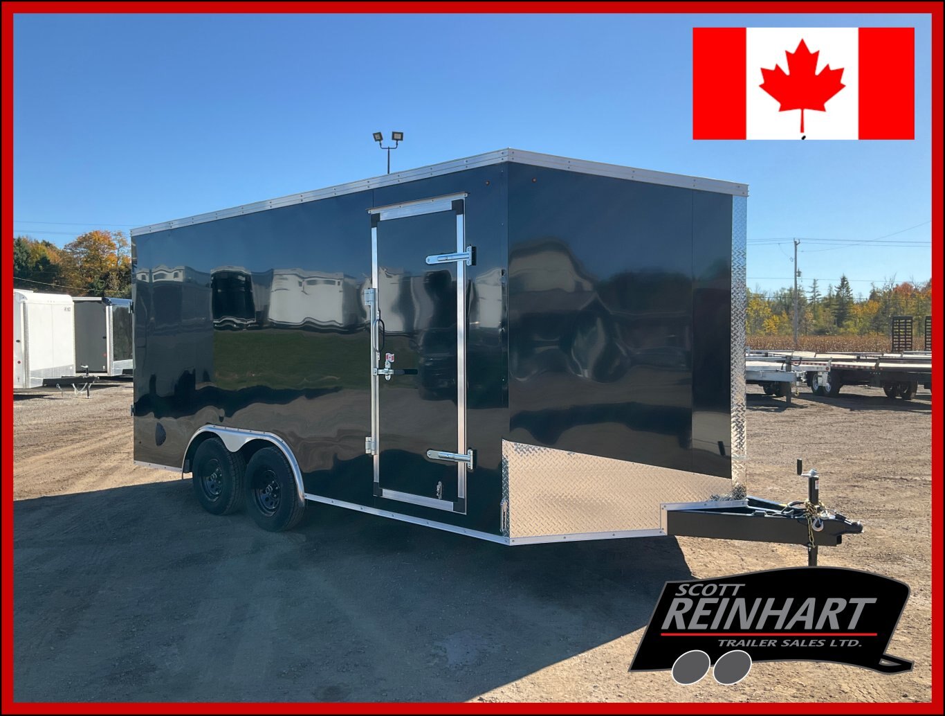 2025 XCel Trailers 8.5x16 Plus V Nose Enclosed Cargo/Side By Side Trailer