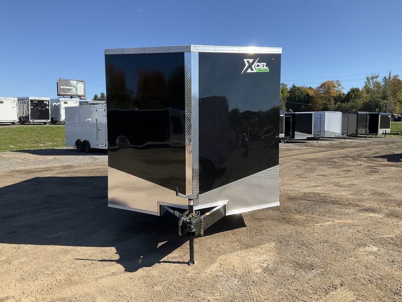 2025 XCel Trailers 8.5x16 Plus V Nose Enclosed Cargo/Side By Side Trailer