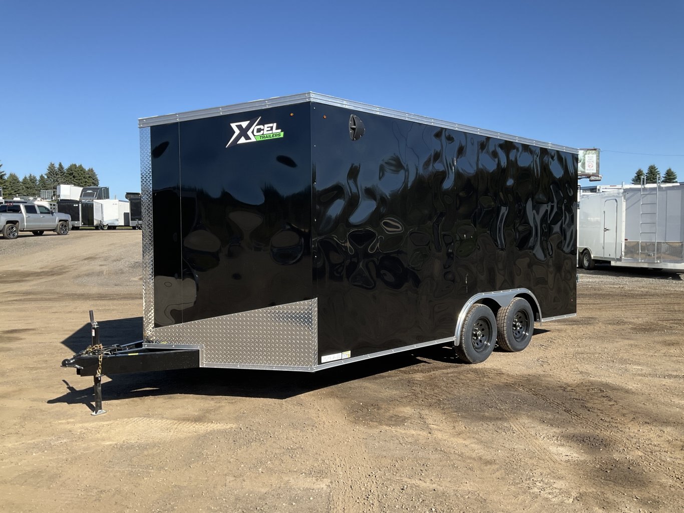 2025 XCel Trailers 8.5x16 Plus V Nose Enclosed Cargo/Side By Side Trailer