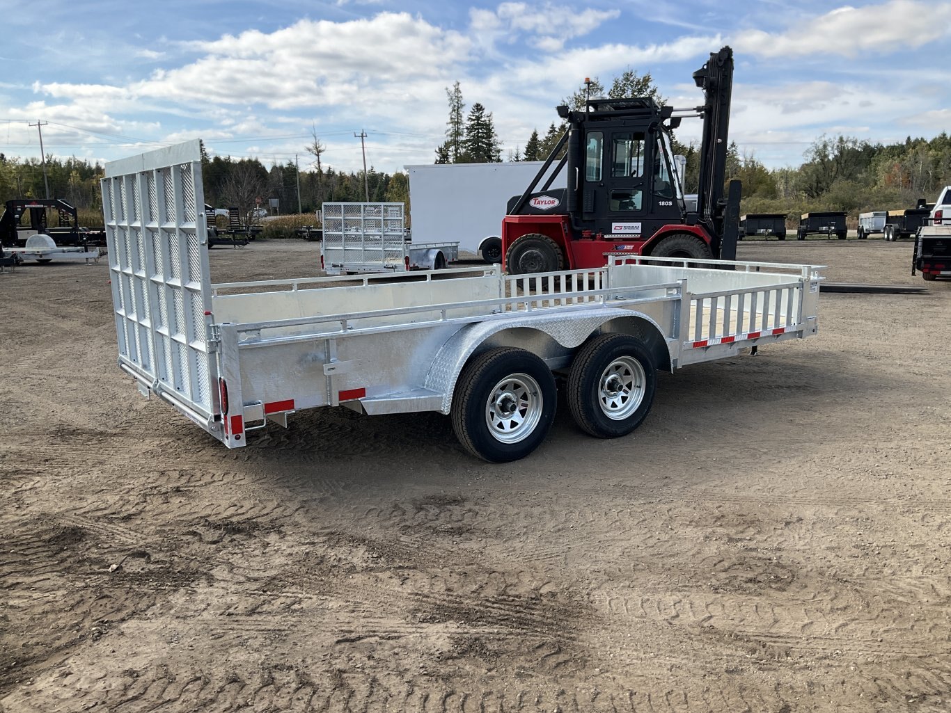 2026 Canada Trailers 82x16 3.5 Ton Galvanized Landscape Trailer