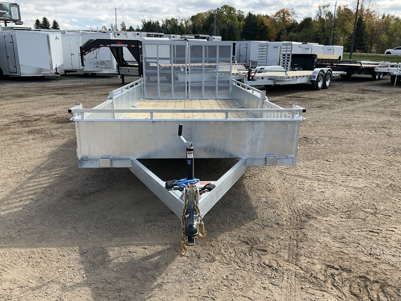 2026 Canada Trailers 82x16 3.5 Ton Galvanized Landscape Trailer