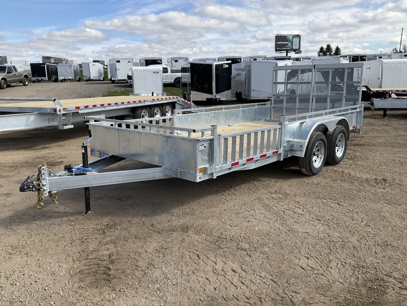 2026 Canada Trailers 82x16 3.5 Ton Galvanized Landscape Trailer