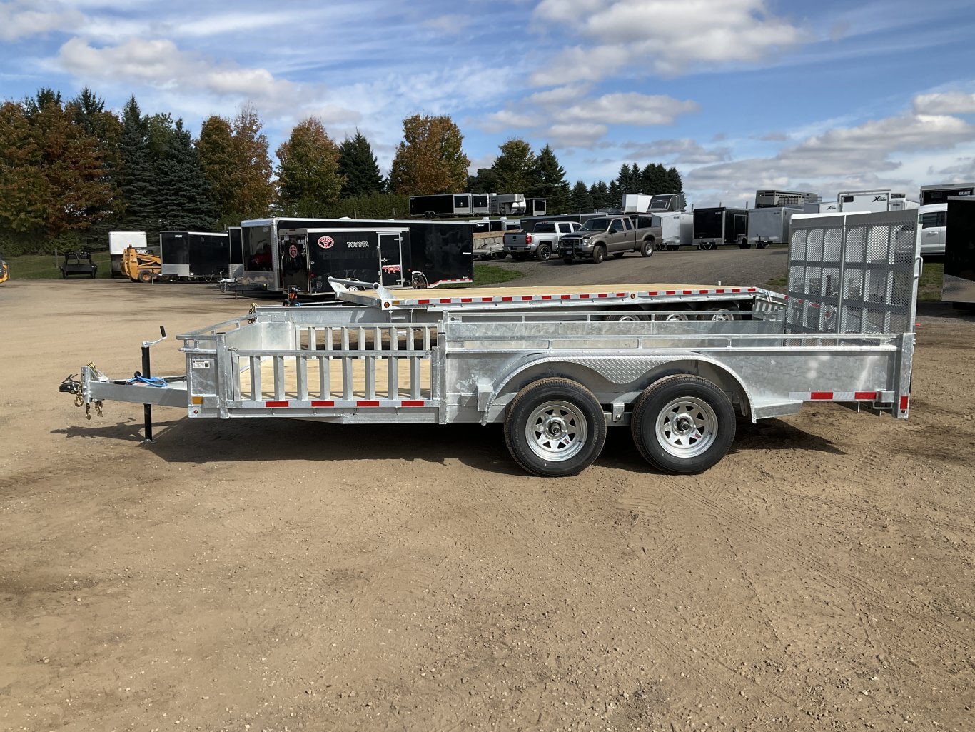 2026 Canada Trailers 82x16 3.5 Ton Galvanized Landscape Trailer