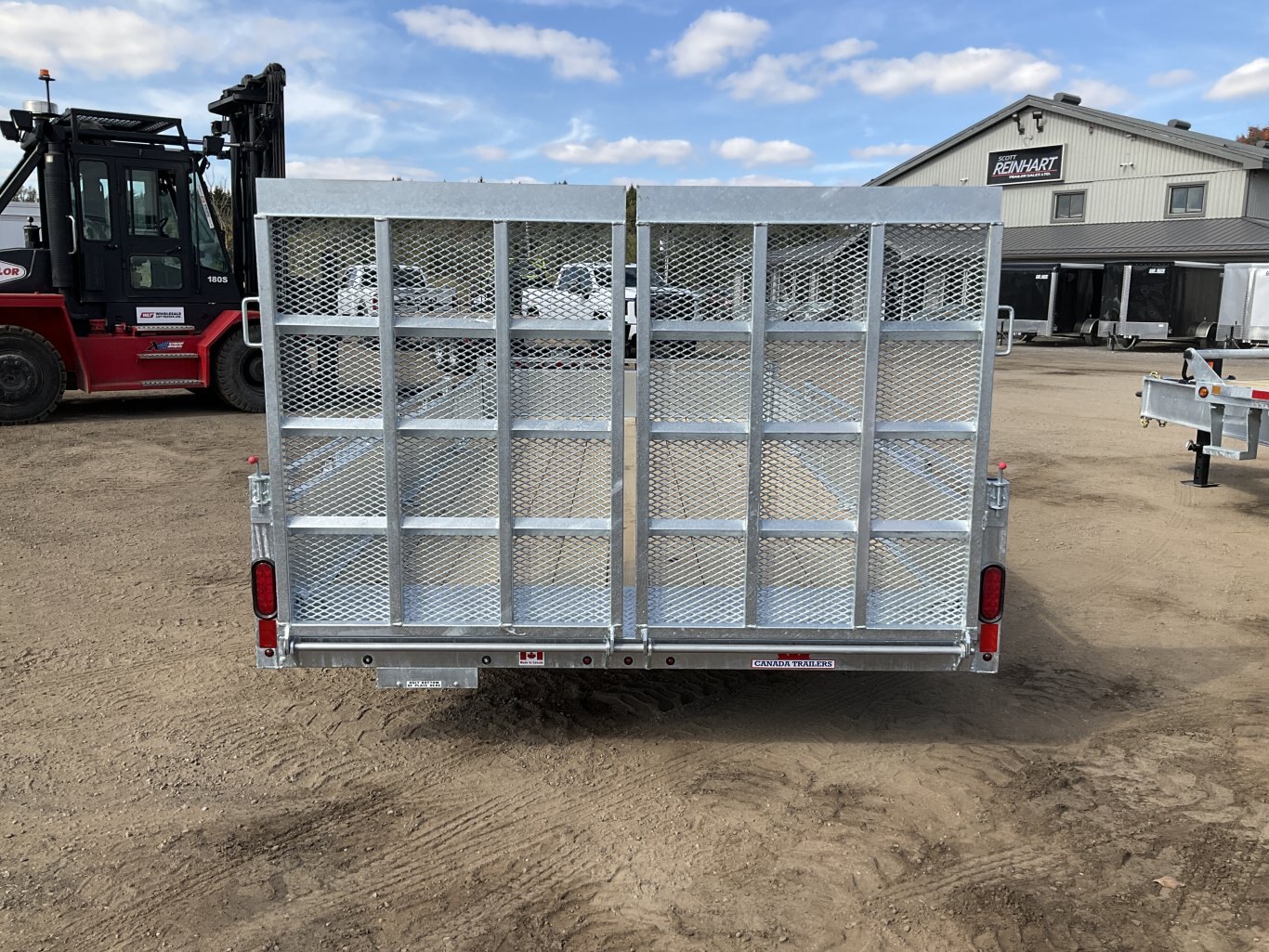 2026 Canada Trailers 82x16 3.5 Ton Galvanized Landscape Trailer