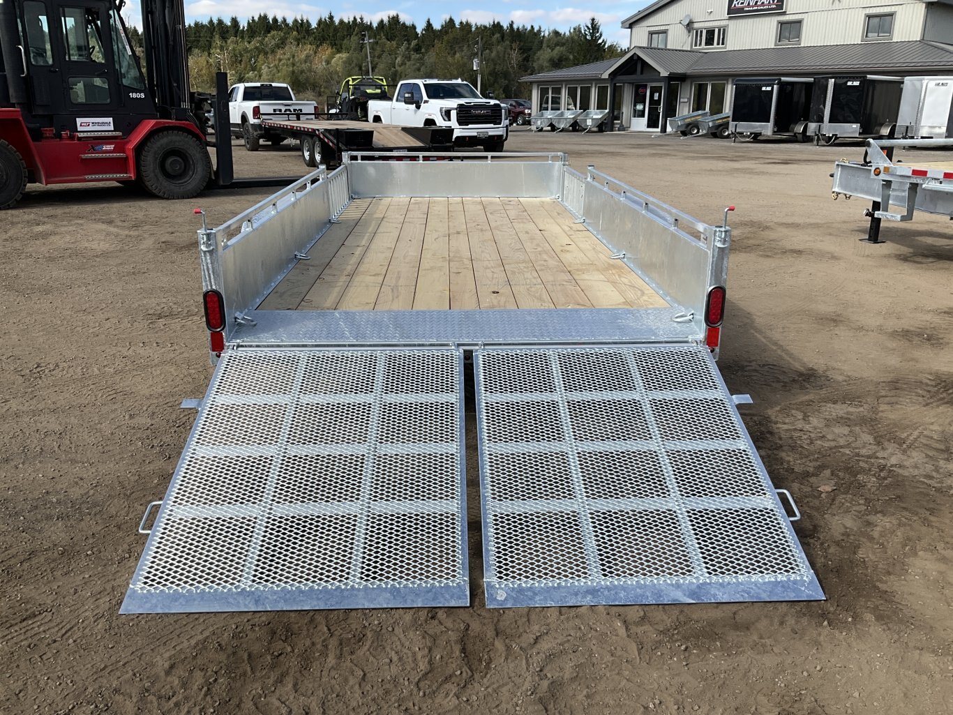 2026 Canada Trailers 82x16 3.5 Ton Galvanized Landscape Trailer