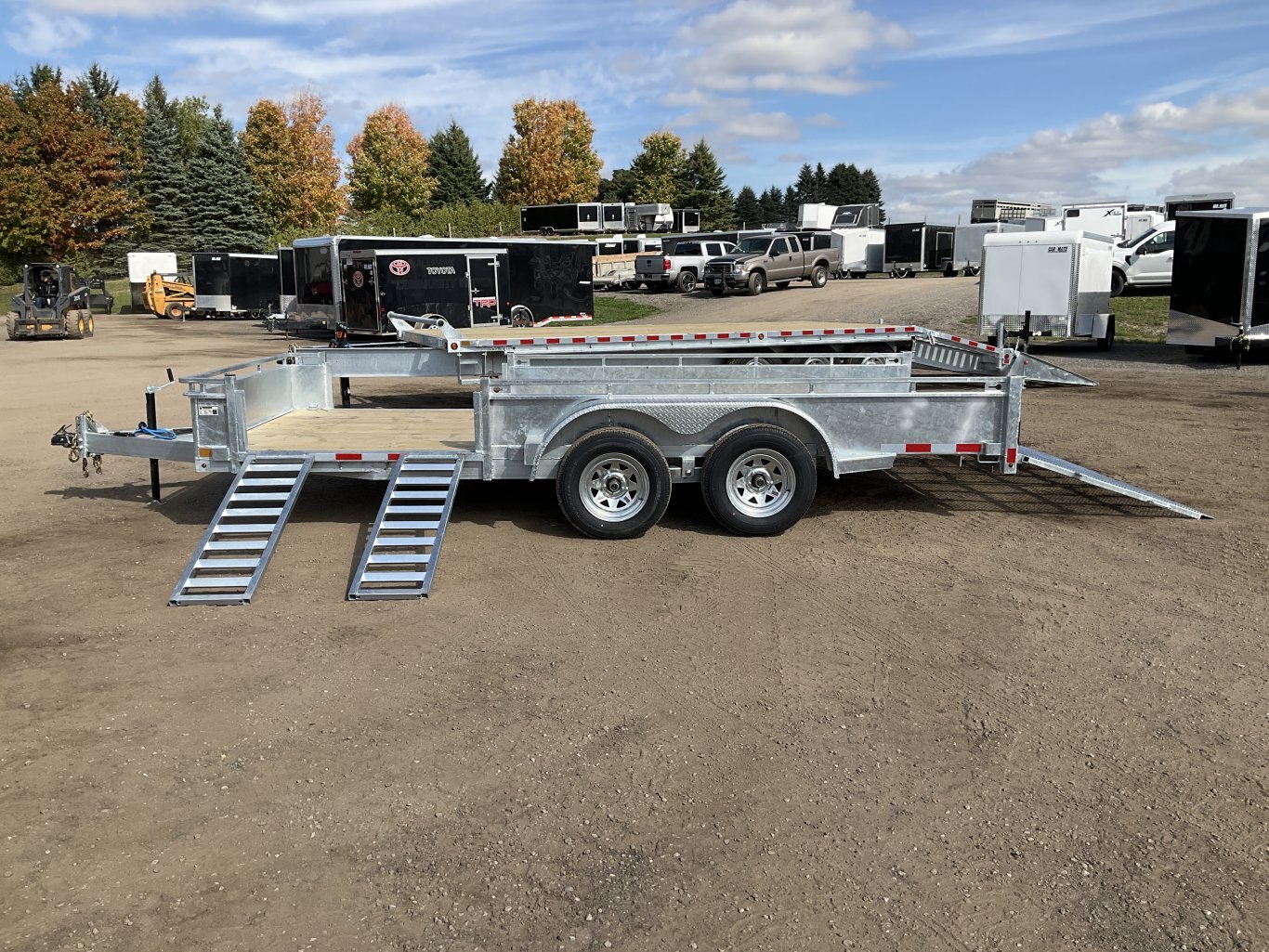 2026 Canada Trailers 82x16 3.5 Ton Galvanized Landscape Trailer