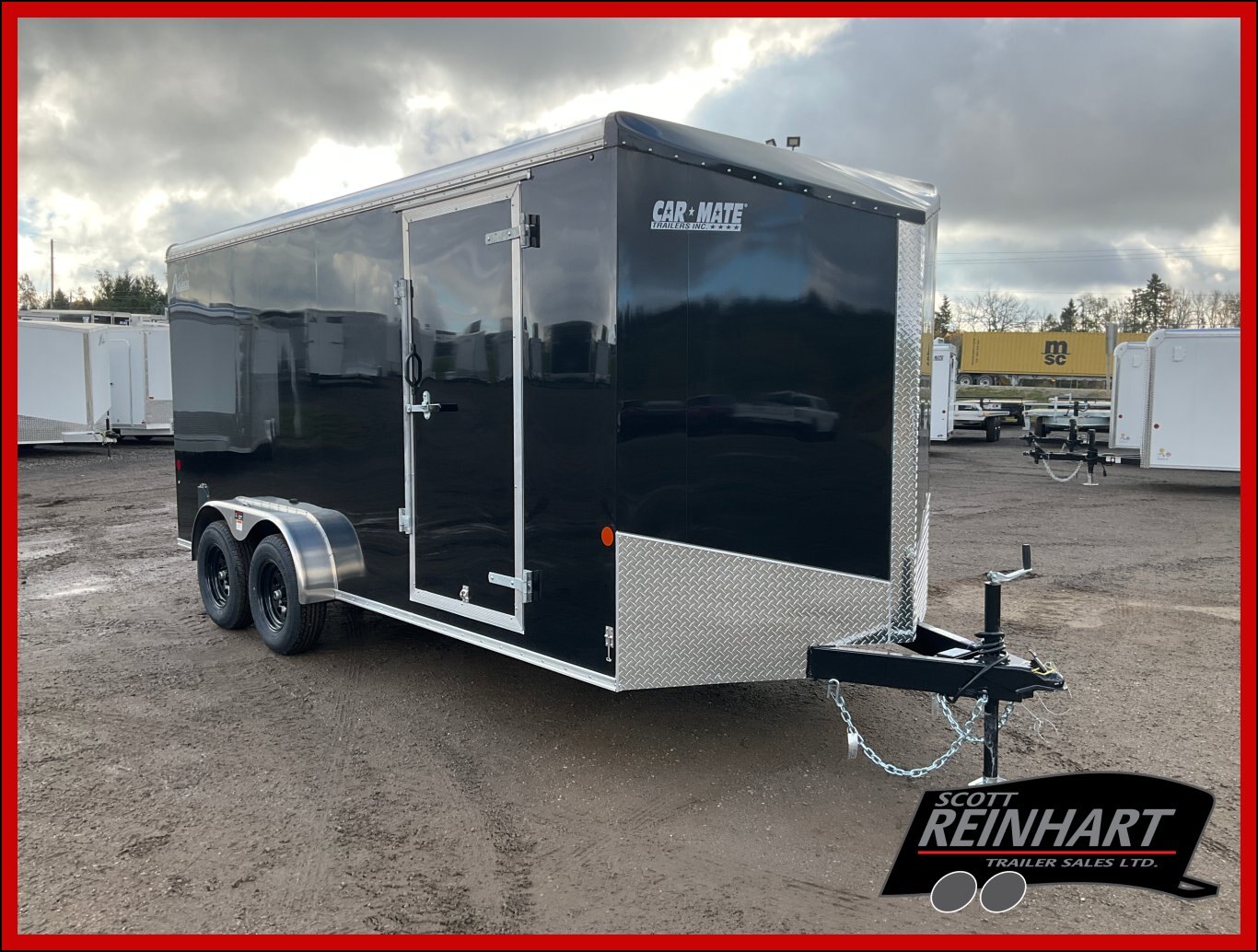 2026 Car Mate 7x16 Plus V Nose Avalanche Cargo Trailer