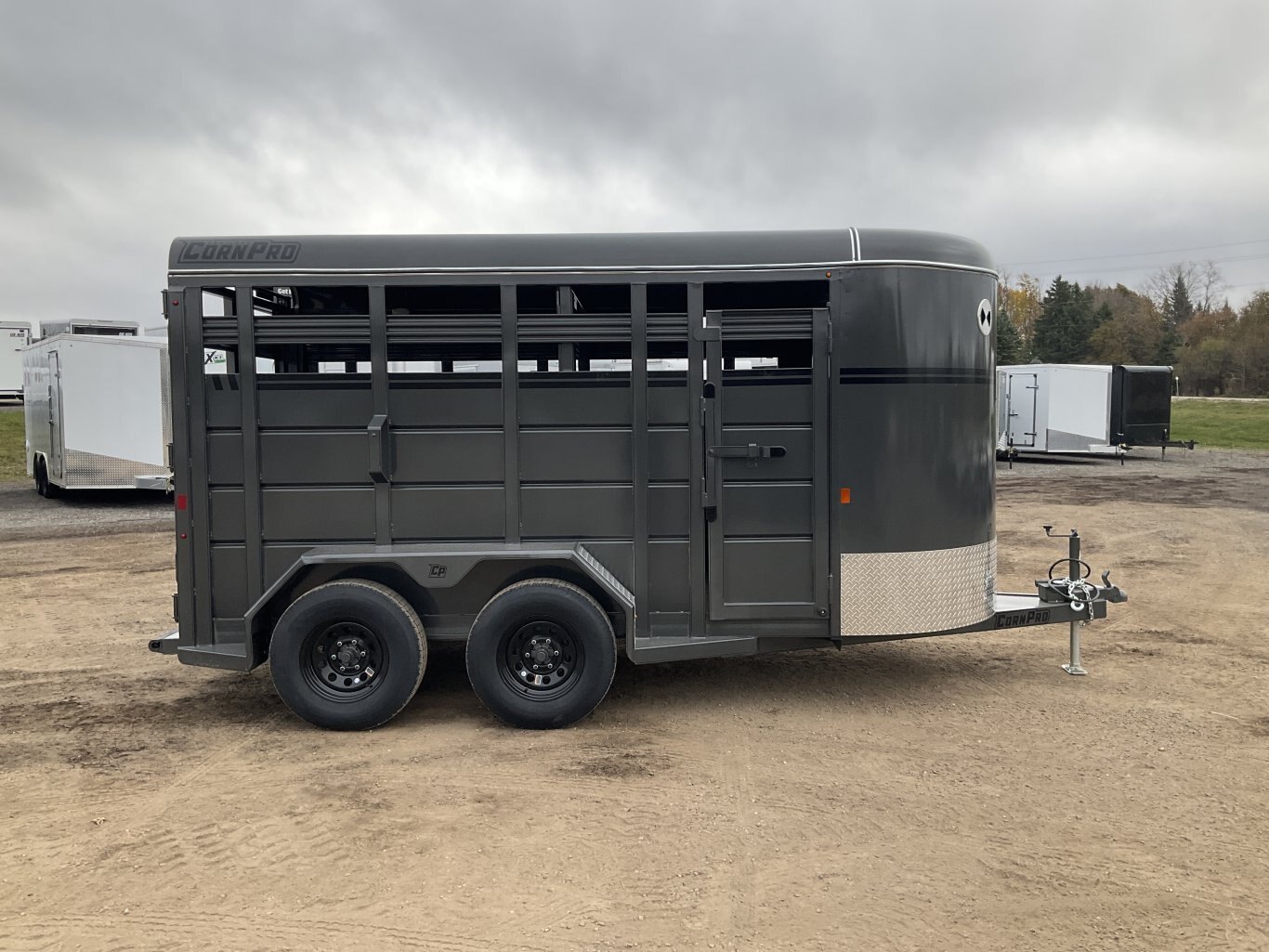2026 Corn Pro 6x14 Bumper Pull Livestock Trailer