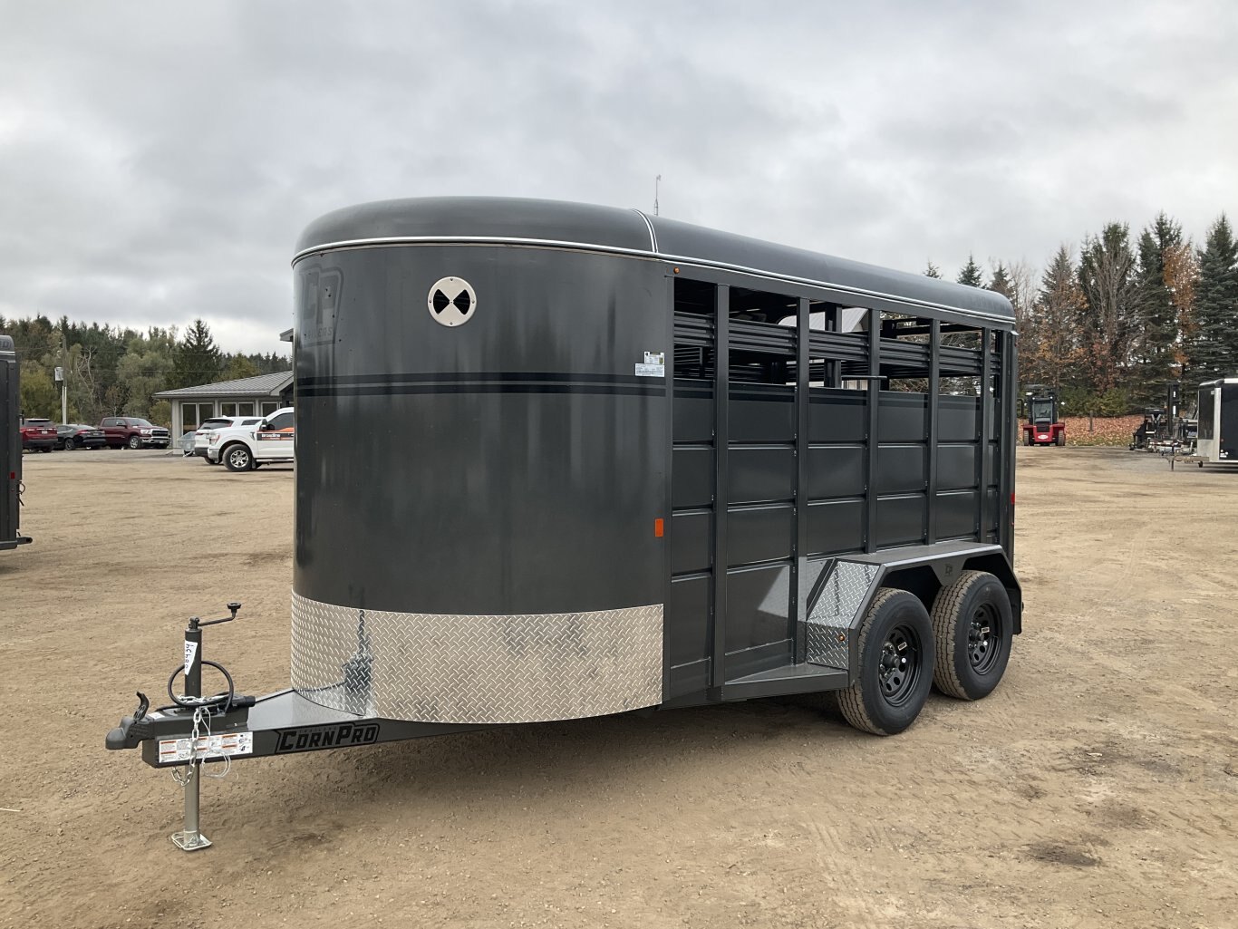 2026 Corn Pro 6x14 Bumper Pull Livestock Trailer