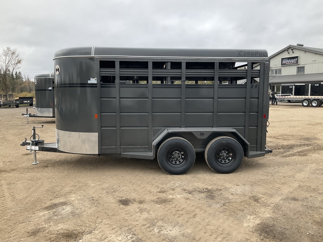 2026 Corn Pro 6x14 Bumper Pull Livestock Trailer