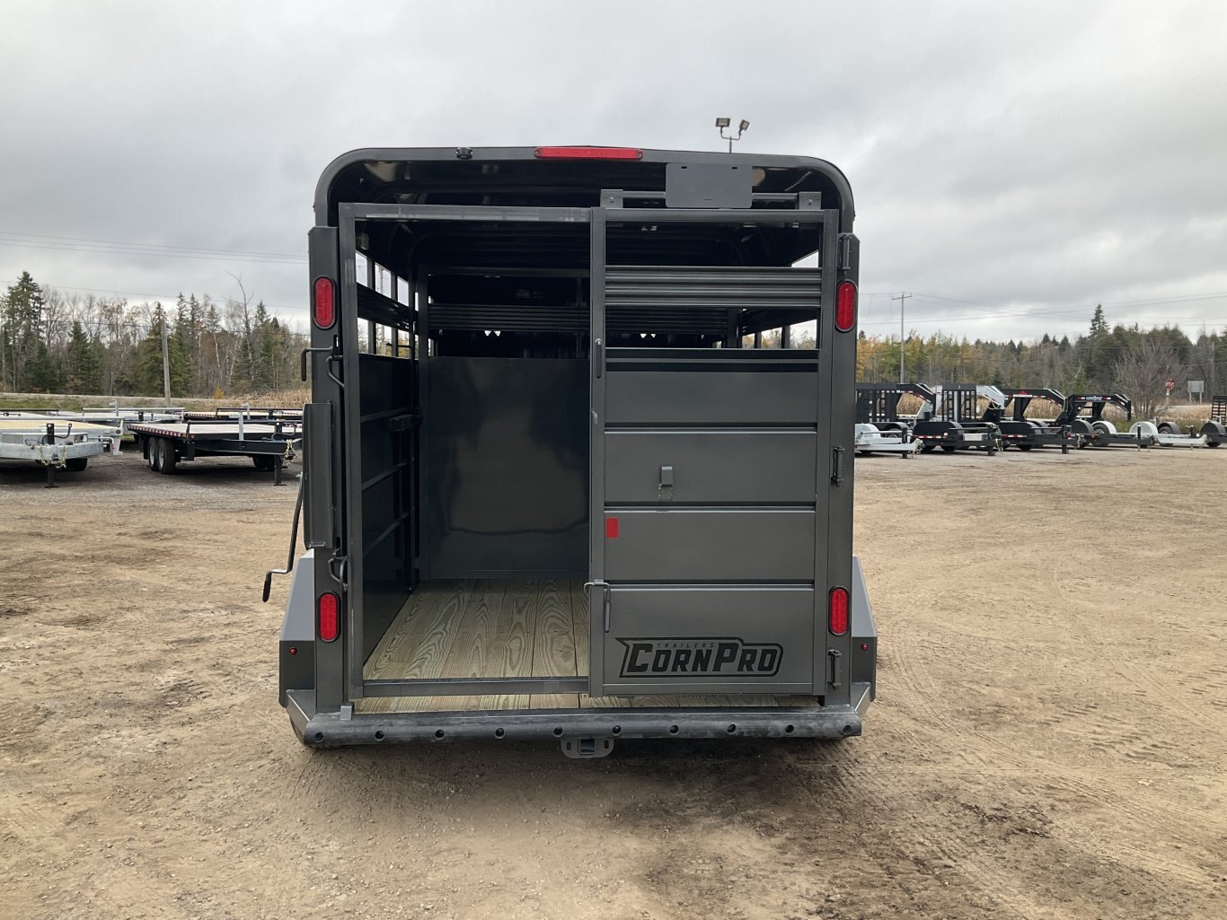 2026 Corn Pro 6x14 Bumper Pull Livestock Trailer