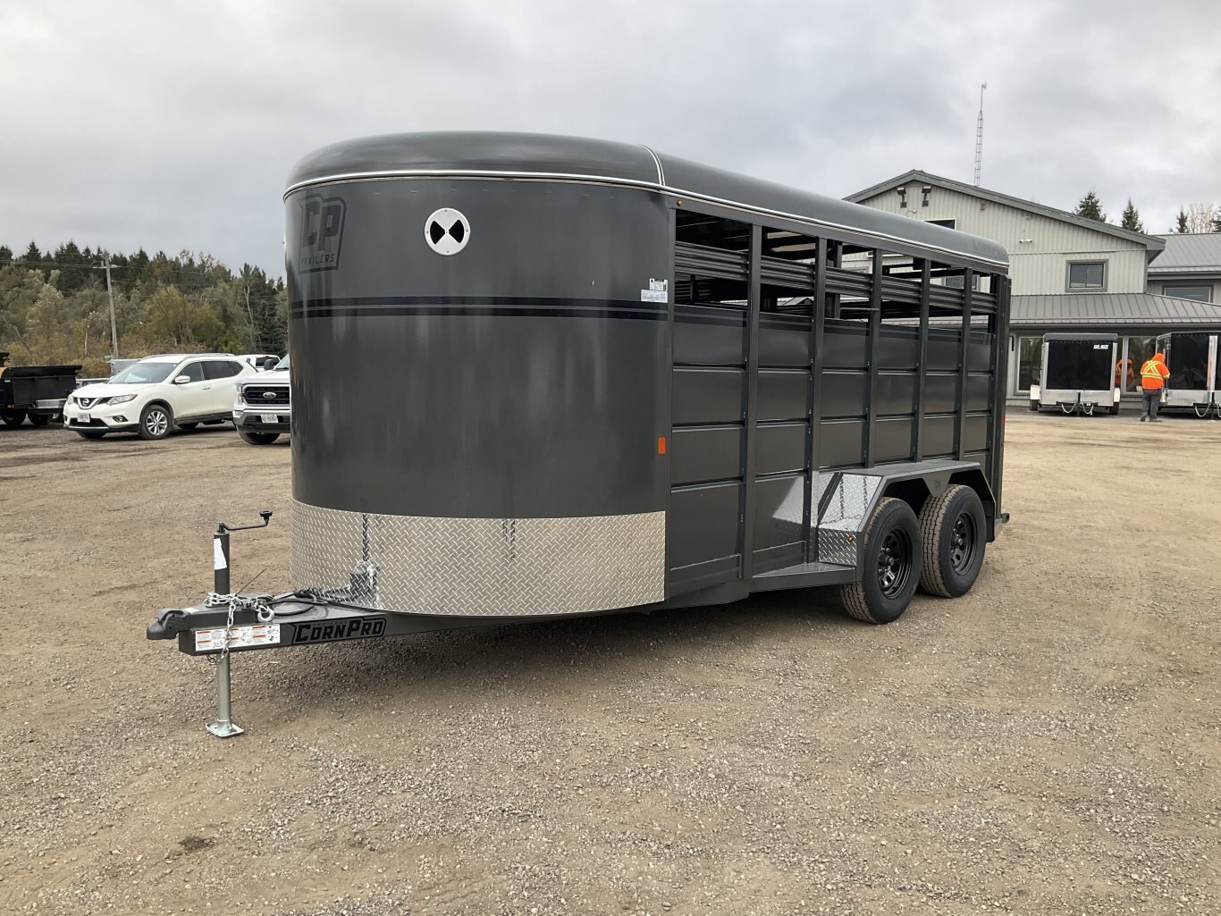 2026 Corn Pro 6'8x16' Bumper Pull Livestock Trailer