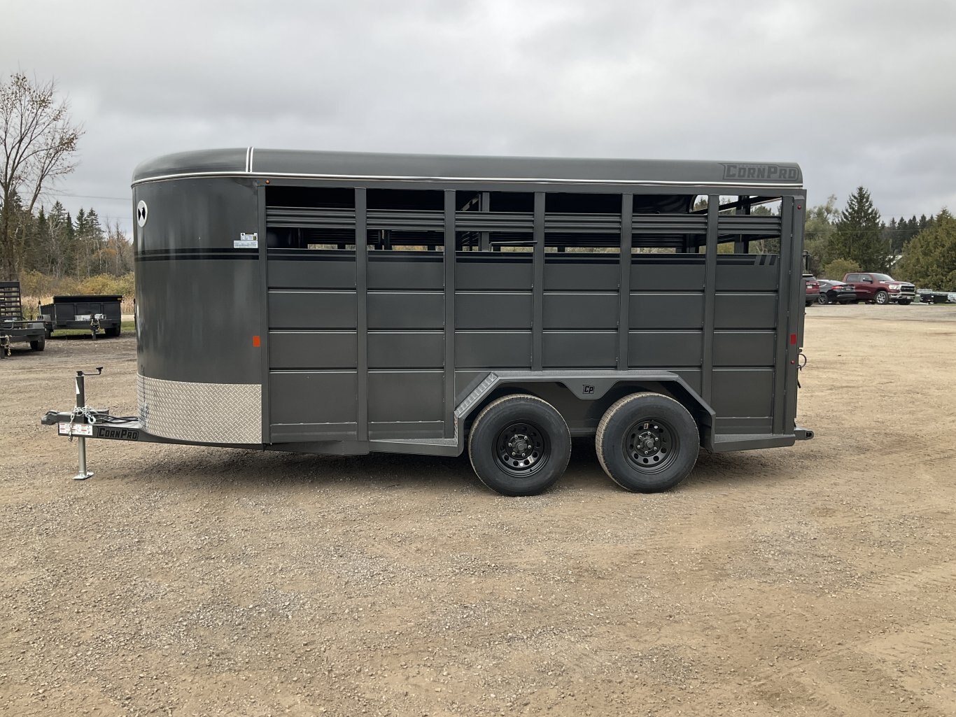 2026 Corn Pro 6'8x16' Bumper Pull Livestock Trailer